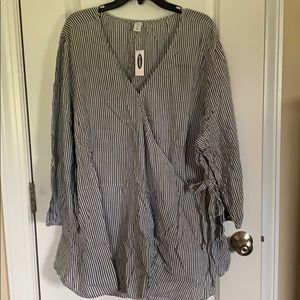 Old Navy wrap blouse